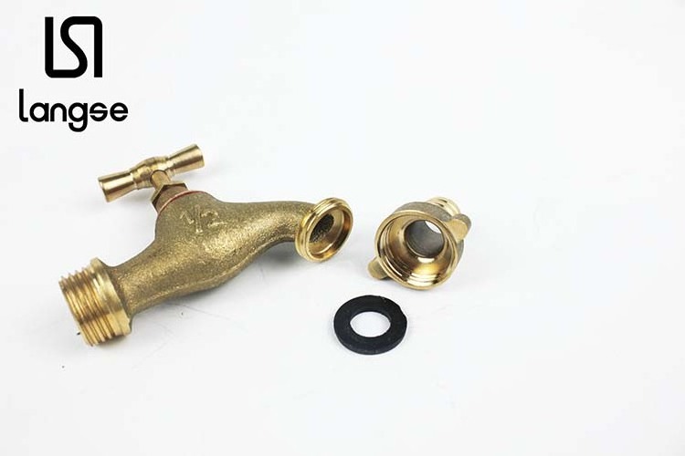 High quality 1/2-3/4 brass faucet with interface