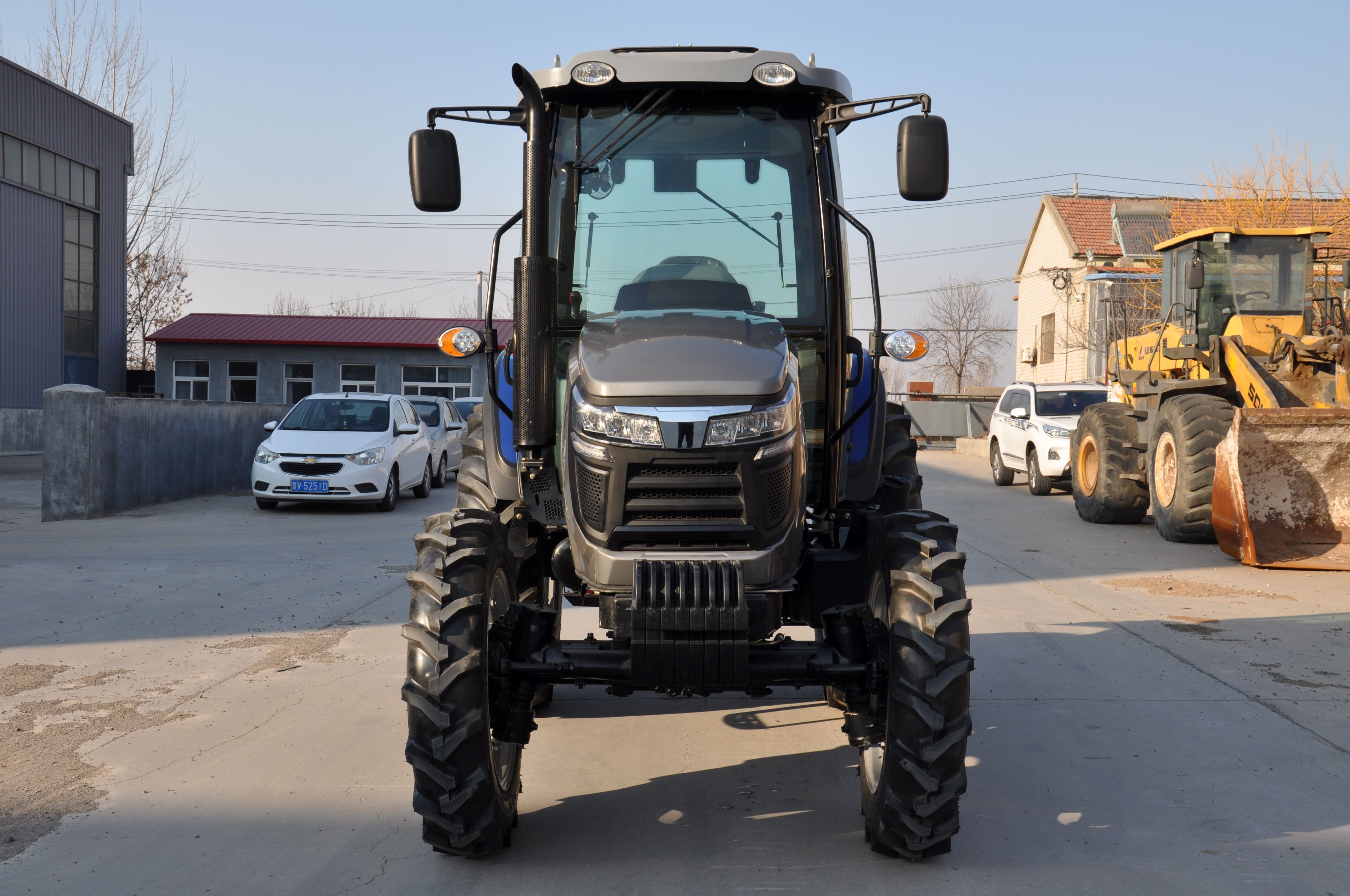 80hp cheap farm wheel tractors 4x4wd compact agricultural equipment machinery