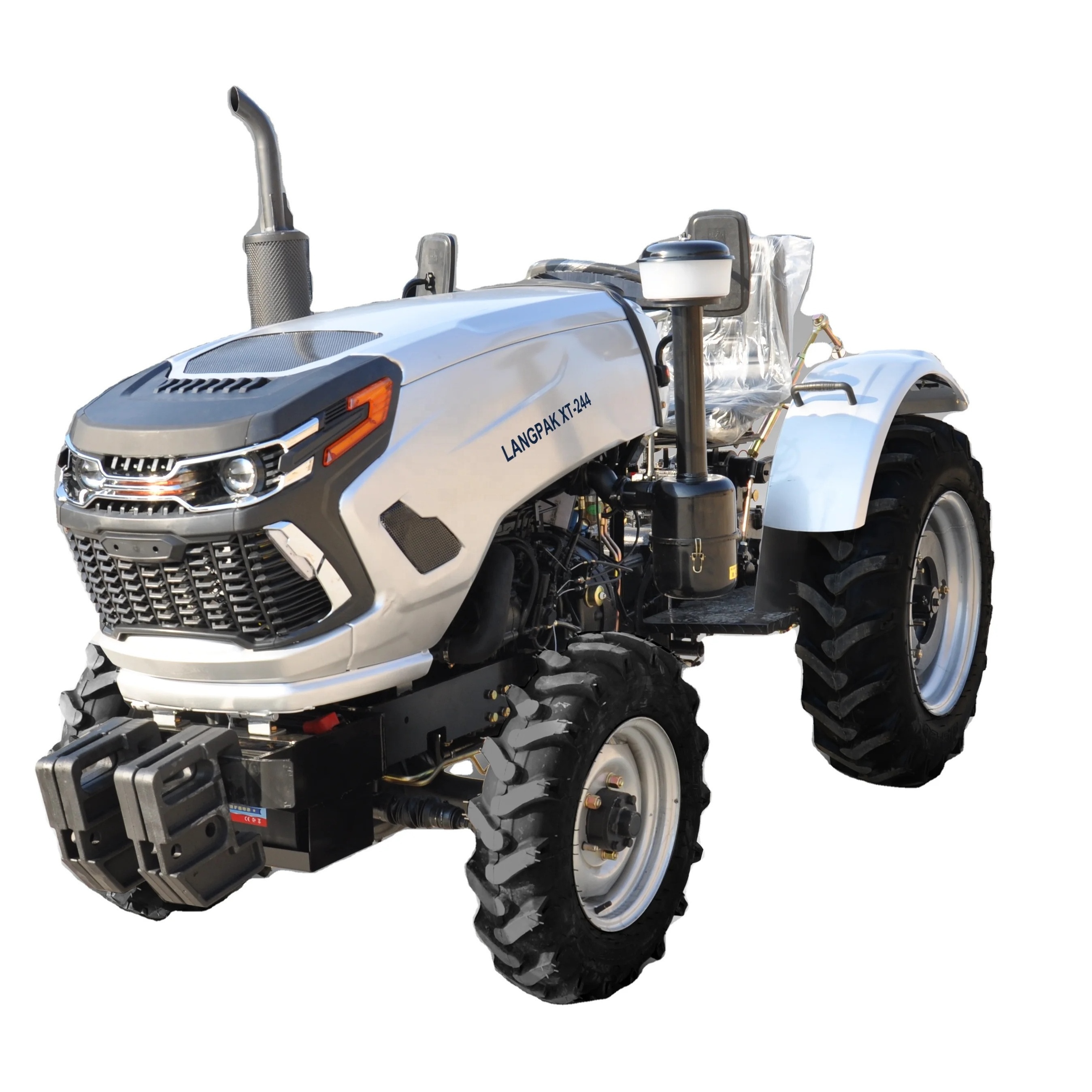 24HP farm 4wd tractor small cultivator Crawler lawn mower tractor