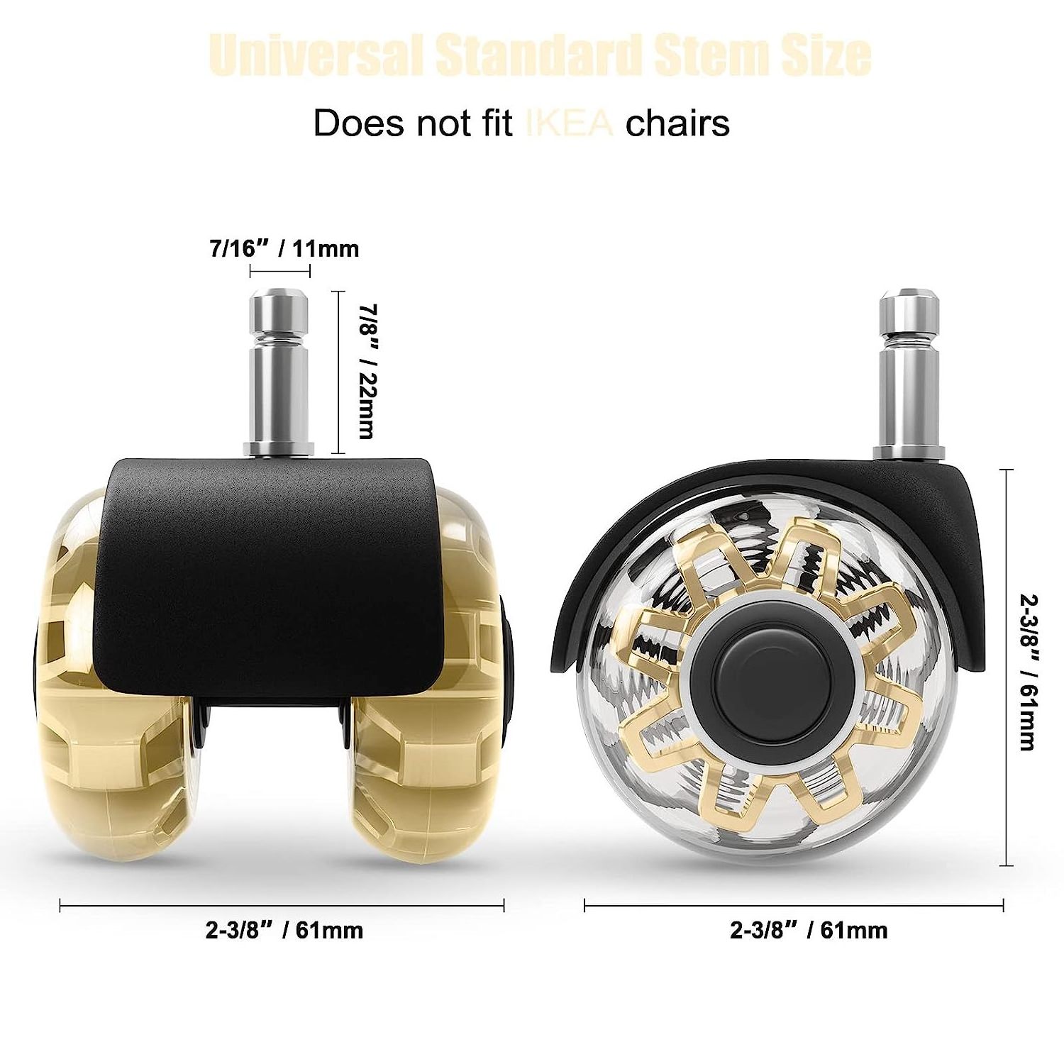 Hot selling 2 inch office chair caster wheels with swivel wheel caster  appliance on  office  working