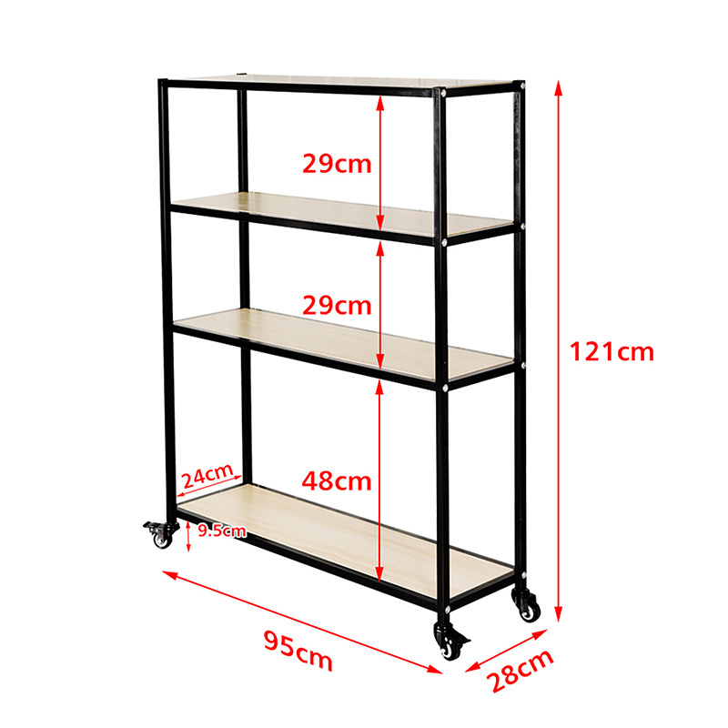 4/5 Tier Metal Storage Rack Shelves Portable Removable Modern Furniture Industrial Shelf Storage Stacking Racking