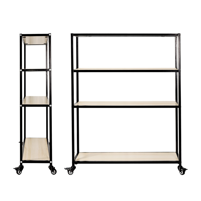 4 Tier Storage Rack Shelves Portable Removable Modern Furniture Industrial Shelf Storage Stacking Racking 2cm Metal Tubing