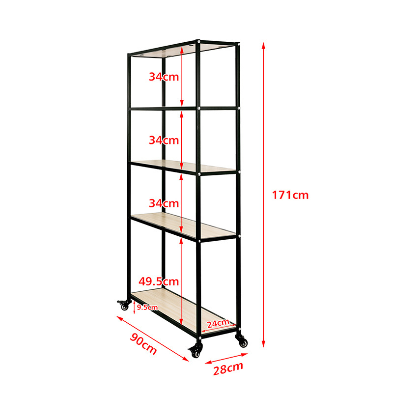 4/5 Tier Metal Storage Rack Shelves Portable Removable Modern Furniture Industrial Shelf Storage Stacking Racking