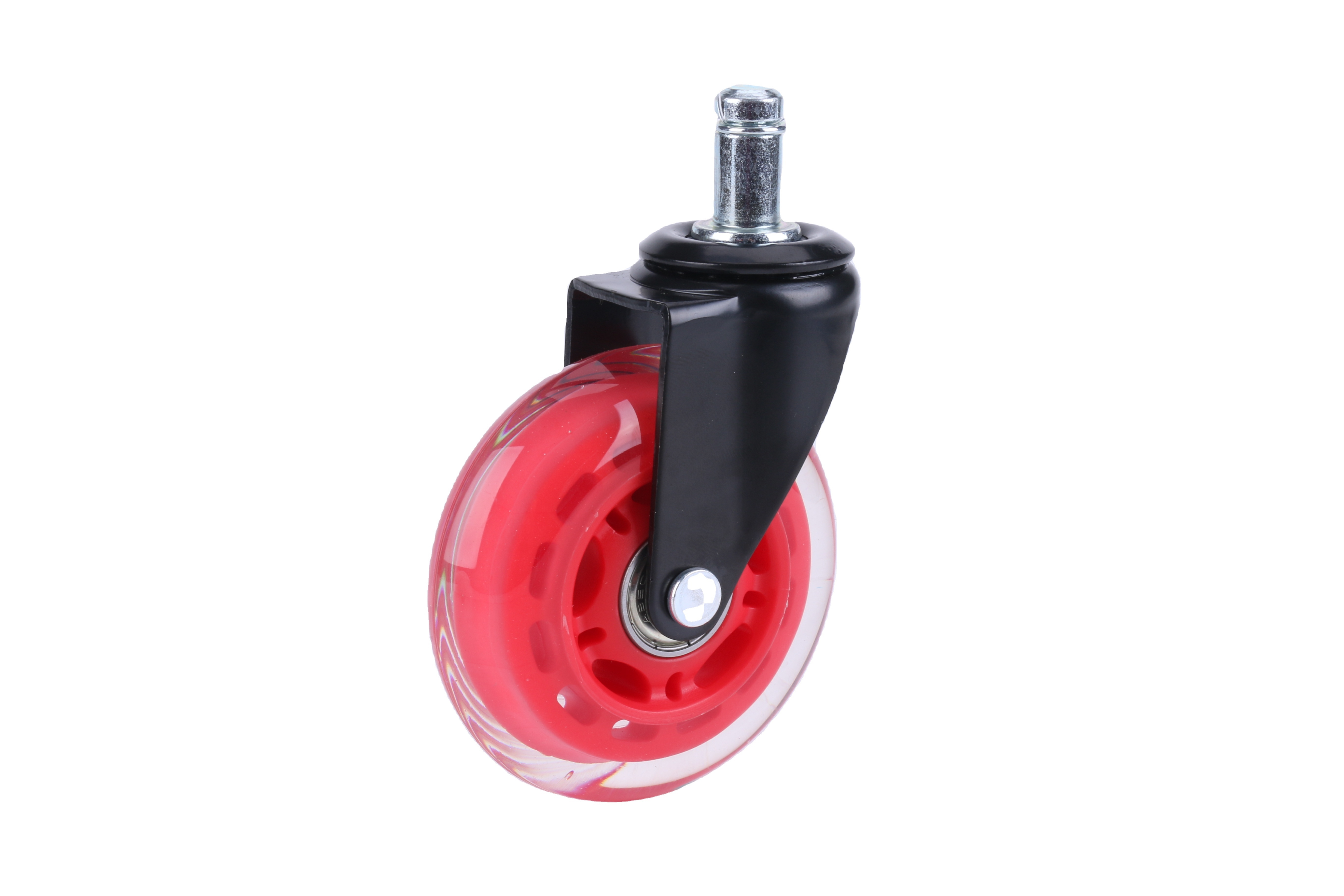 Replacement Rubber Furniture Casters Office Chair Wheels Caster for Set of 5 Heavy Duty Office