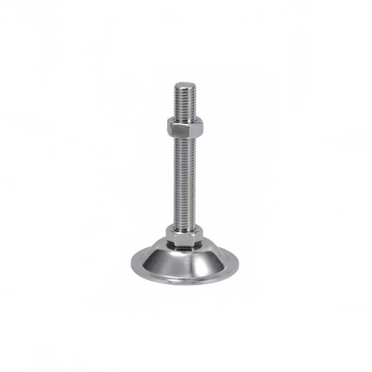 304 Stainless Steel M16x100mm Furniture Leg Adjustable Swivel Horn Leveling Feet