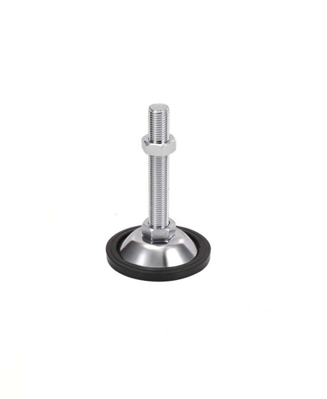 304 Stainless Steel M16x100mm Furniture Leg Adjustable Swivel Horn Leveling Feet