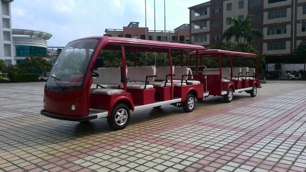 Environmentally Friendly Electric Tourist Coach 14 Seats Customized Electric Tourist Bus