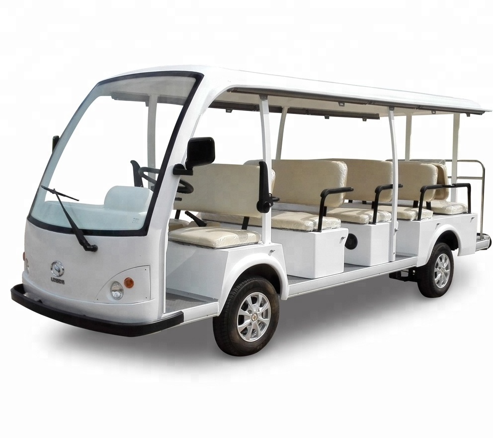 Environmentally Friendly Electric Tourist Coach 14 Seats Customized Electric Tourist Bus