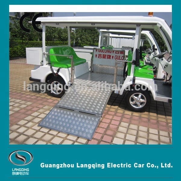 Disabled person electric car