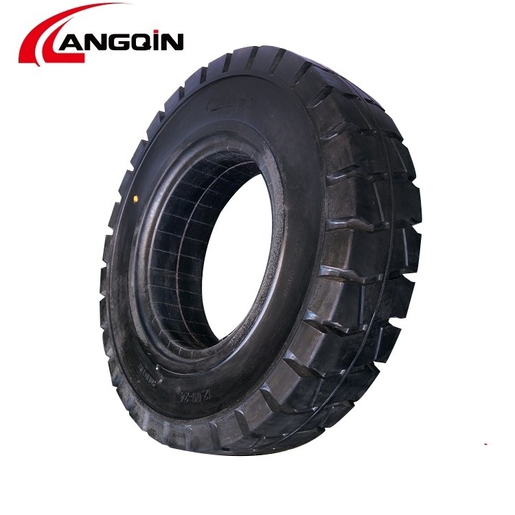 LANGQIN brand 12.00-24 Mining equipment solid tire high load strong wear resistance solid tire