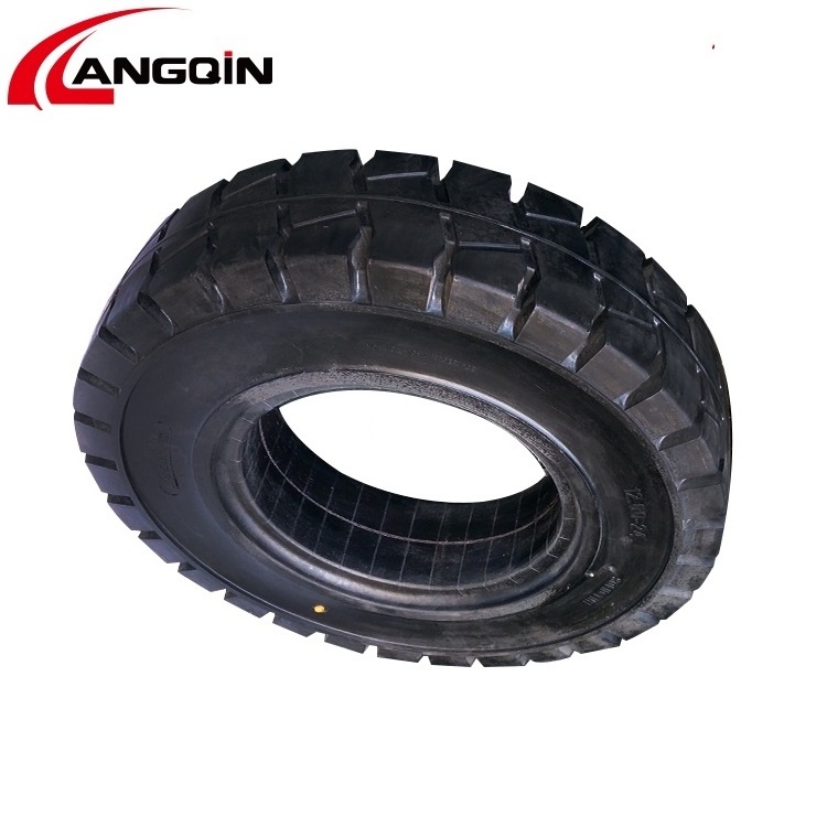 LANGQIN brand 12.00-24 Mining equipment solid tire high load strong wear resistance solid tire