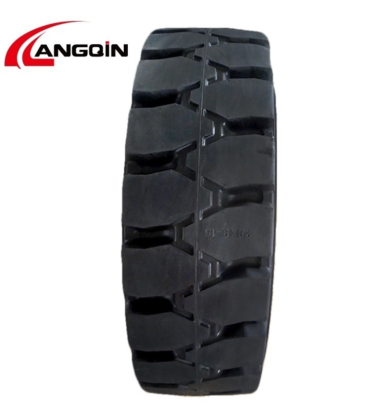 Factory Supply 28X9-15  Solid Rubber Tires for Forklifts Heavy Lifts Tires