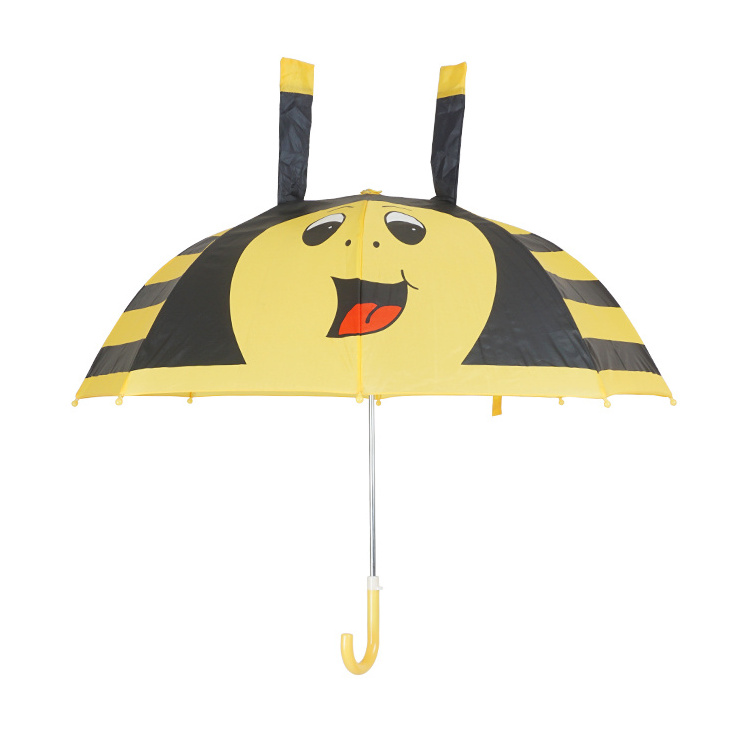 Cute Cartoon Umbrella Kids Animation Creative Long-handled 3D Ear Modeling Kids Umbrella For Children Boys Girls