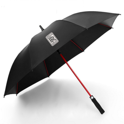 Automatic Golf Umbrellas Auto Open Straight Waterproof Colorful Ribs Umbrellas With Logo Prints