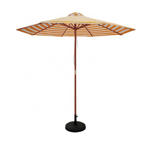 Cheap China Factory Wholesale Big Size Outdoor Parasol & Base White Balinese Parasol Patio Umbrella for Garden Table