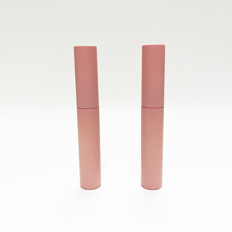 Hot selling plastic matte pink colour 10ml lip gloss tube, eyeliner tube, mascara tube container