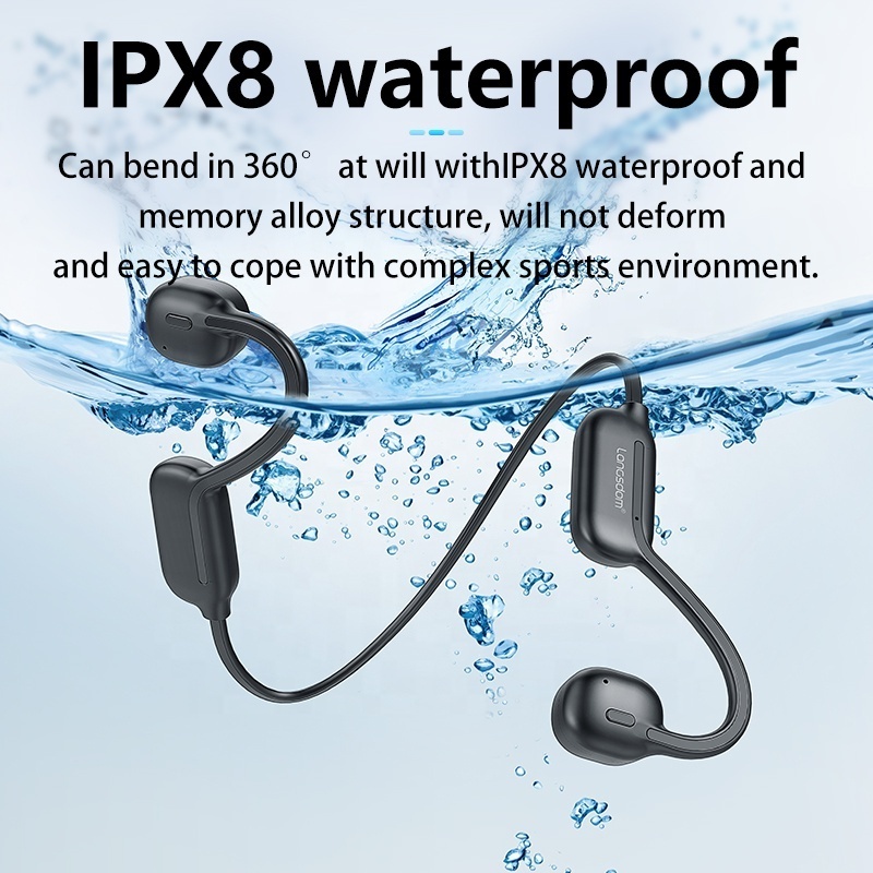 New Arrival Stereo Ipx8 Waterproof Mp3 32G Open Ear Bluetooth Swimming Earphone Sport Bone Conduction Headphones Wireless