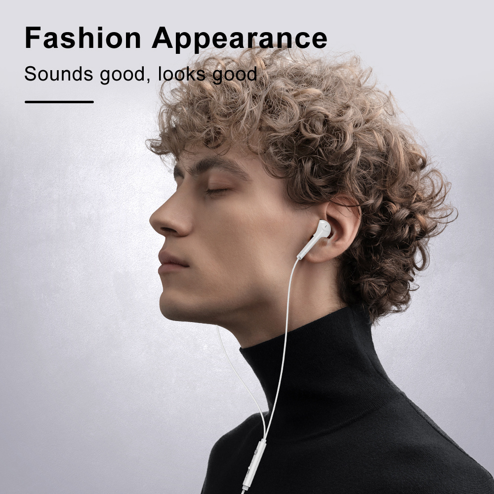 Cheap Price Headset 3.5mm Handsfree Wired Mobile Headphone Volume Control For Samsung Huawei Earphone With Mic