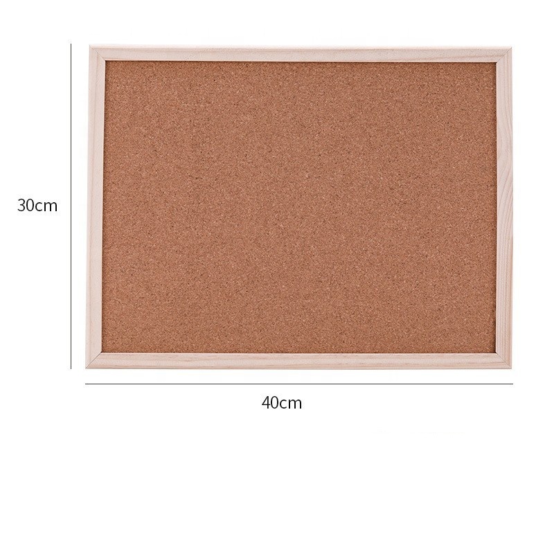 Idrawit Factory directly sale diffrrent size school classroom cork bulletin board push pin bulletin notice board