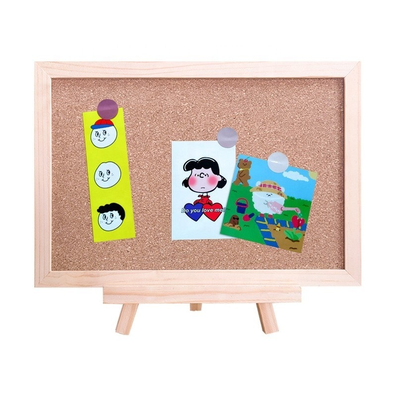 Idrawit Factory directly sale diffrrent size school classroom cork bulletin board push pin bulletin notice board