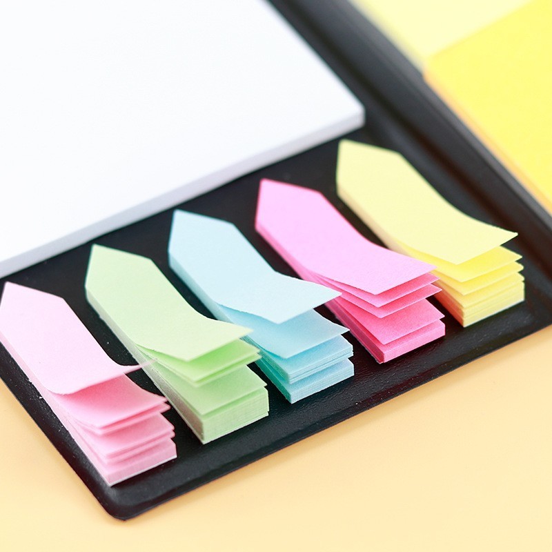 Custom Logo Cheap Printed Colored Pocket Memo Pad Office Sticky Notes Book Notepad