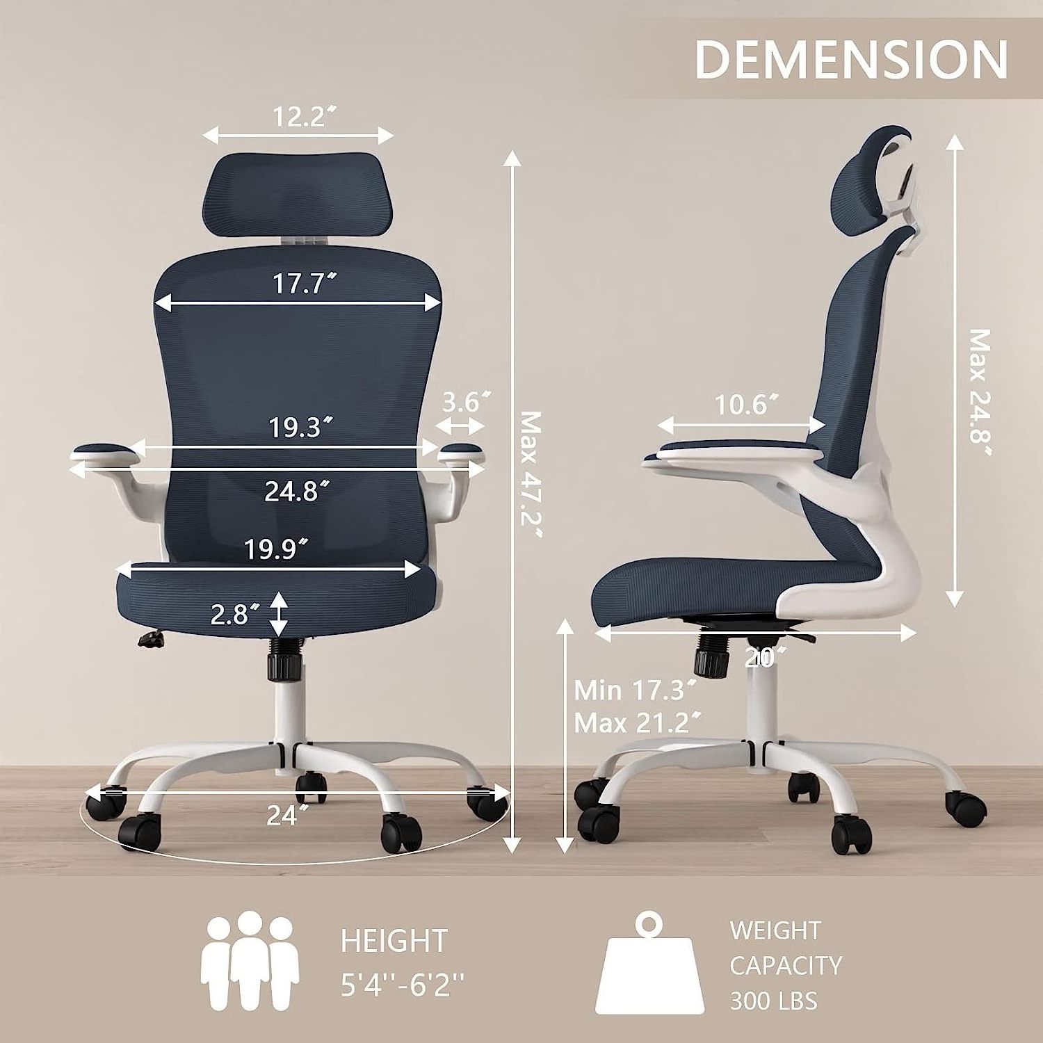 Medium back mesh chair Best Comfortable sling mesh chair high back mesh chair swivel with arms