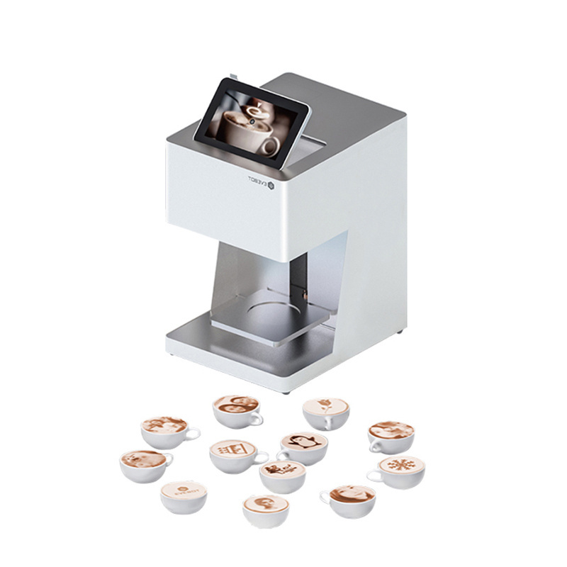 Food Grade Evebot Coffee Photo Printer 3d Printer Coffee Art Printer Latte Printing Machine For Coffee Shop