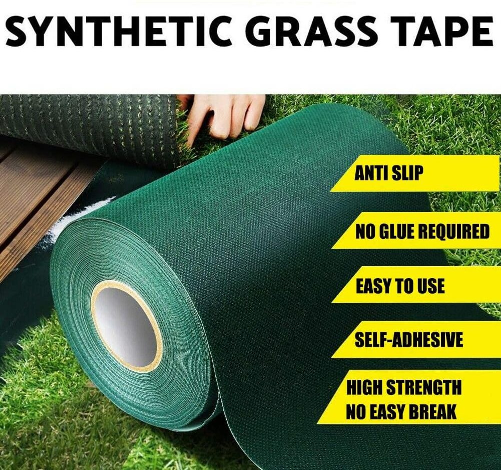 Factory supply double sided self adhesive artificial grass seaming joining tape for turf carpet roof