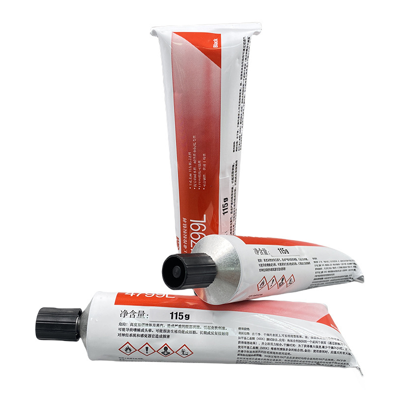 High Lower Temperature Resistance 4799L pipe Black Waterproof Industrial Rubber Adhesives & Sealants Glue