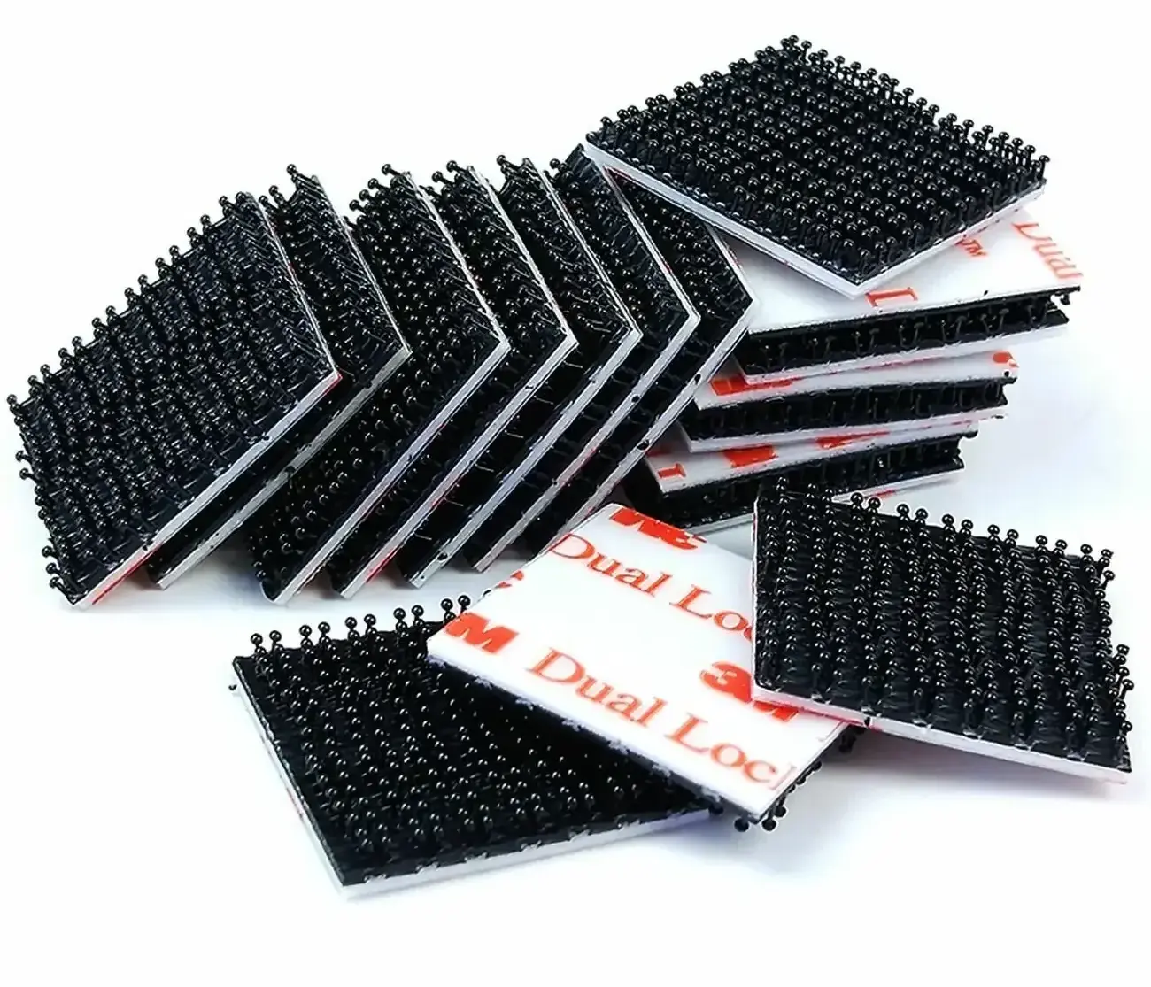 Mushroom Dual Lock SJ3550 Wave Shaped Black Reclosable Fastener Single Sided Acrylic  Pressure Sensitive Adhesive Tape