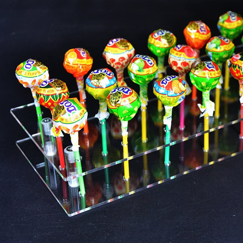 Custom Made free standing Lollipop Ice cream acrylic display rack holder