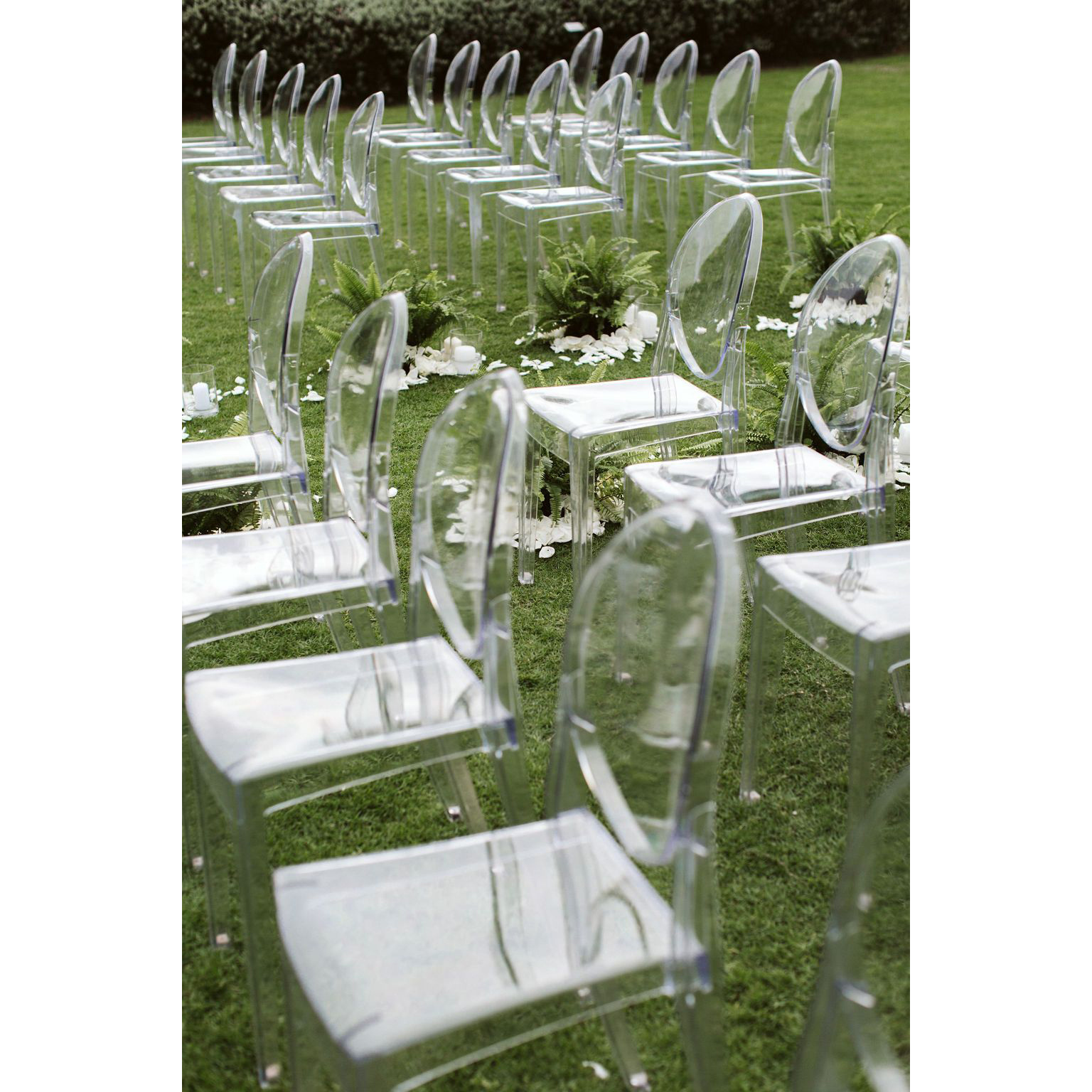 Wholesale Detachable Event Rental Chiavari Ghost Acrylic Chair Wedding Dining Clear Acrylic Chair For Events