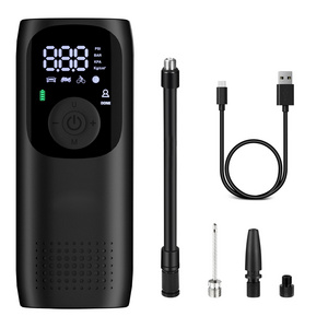 4000mAh Rechargeable Lithium Battery 150 PSI Mini Air Pump Digital LED Screen Tire Inflator Portable Air Compressor with Gauge