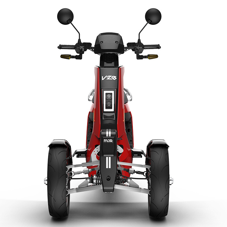 V28 Electrical Tricycle Motorcycle High Speed Scooter Electric Tricycle with Rear Seat Fat Tyre for Adult