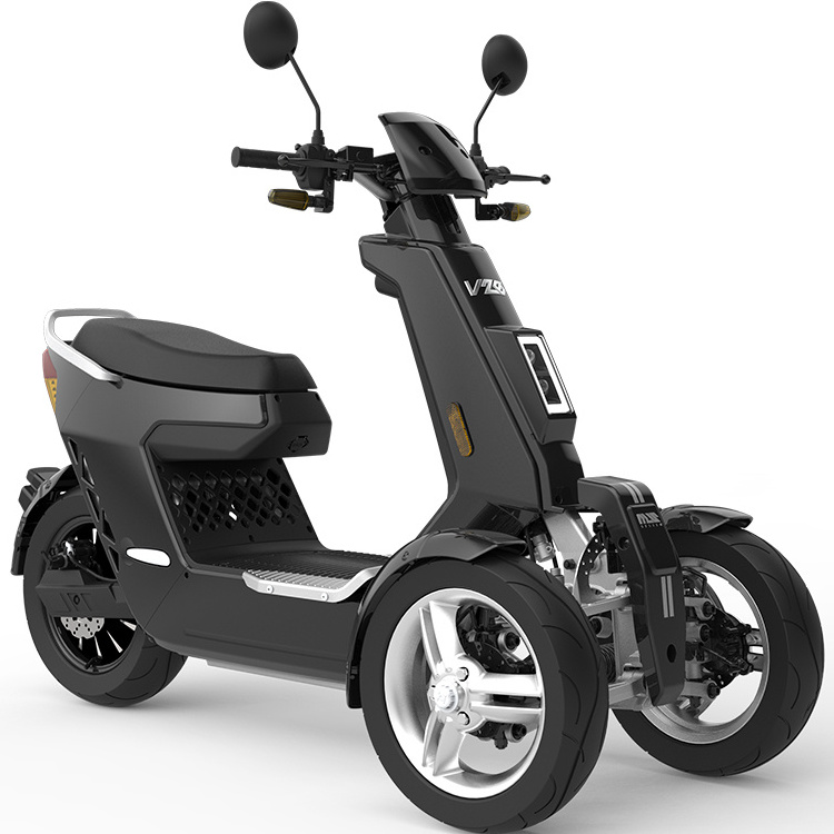 V28 Electric Motorcycle 3 Wheel Chinese Tricycle Passenger Three Electric Scooter for Adult