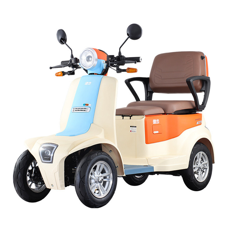 MAGIC QF1 Custom Electric Scooter E Scooter 60v 4 Wheel 2 Seat Mobility Scooter Can Add Roof