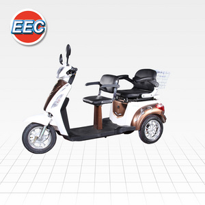 VISTA-L1 Tricycle Electric Scooter Handicap Electric Scooter with 2 Seat for Ladies