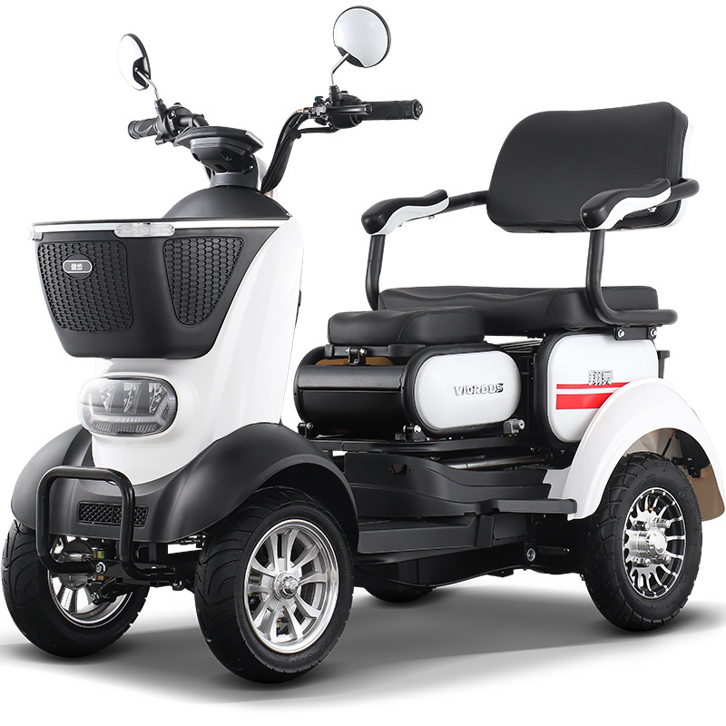 XW4 Low Price 2 Seater Electric Scooter 60v Battery Four Wheel Mobility Scooter For Adults