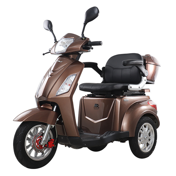 VISTA-1 60V 1000W Electric Scooter EEC Tricycle with Back Seat for Disabled