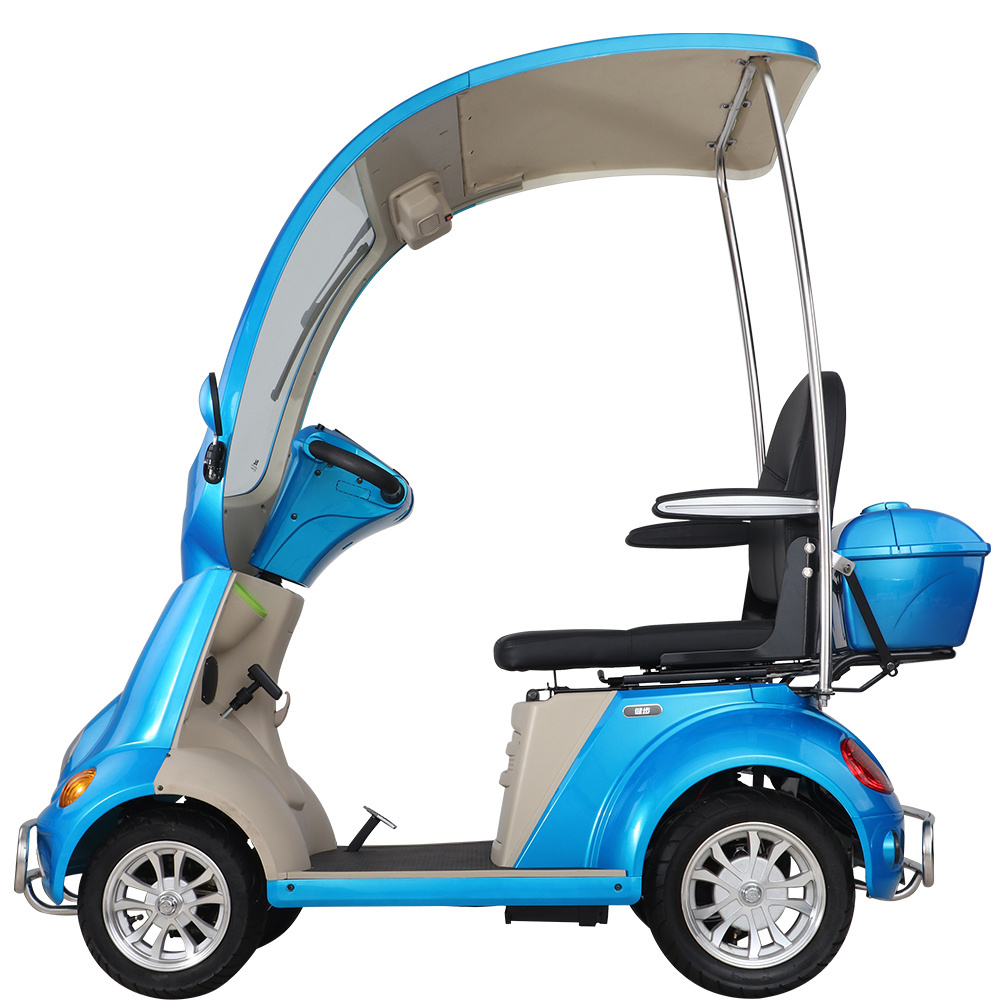 EUROPA S Four Wheel Electric Scooter Bike with Cabin for Adult