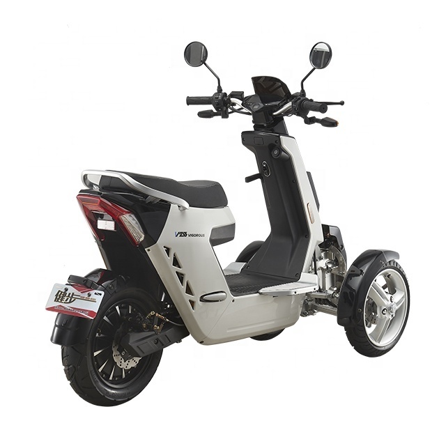 V28 Hot-Selling EEC 72V 40AH 3 Wheel Electric Scooter 3000W High Speed Adults Tumbler Passenger Tricycle