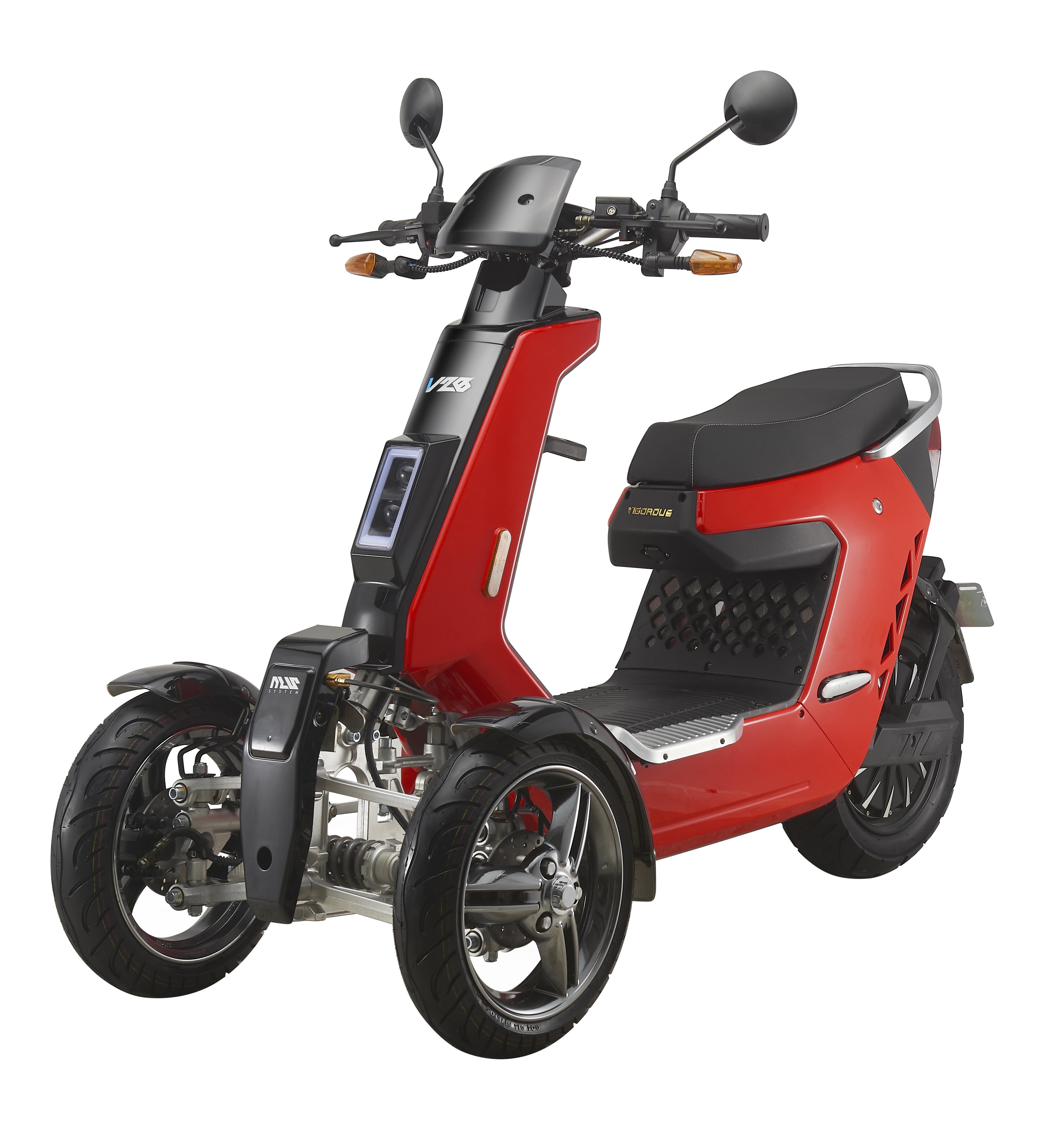 VIGOROUS V28 Reverse 3 Wheel Electric Scooter Eec Electric Passenger Tricycle with MLS System