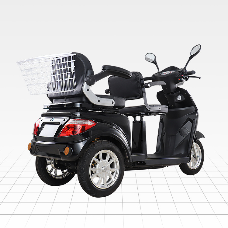 VISTA-L2 Electric Scooter 2 Seater 3 Wheel Electric Mobility Scooter Charger for Scooter with Adjustable Seat