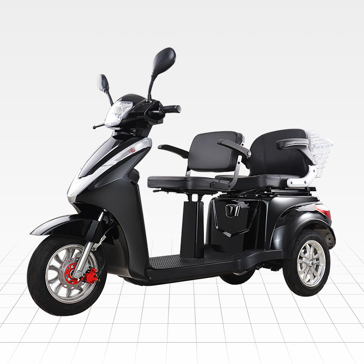 VISTA-L2 Electric Scooter 2 Seater 3 Wheel Electric Mobility Scooter Charger for Scooter with Adjustable Seat