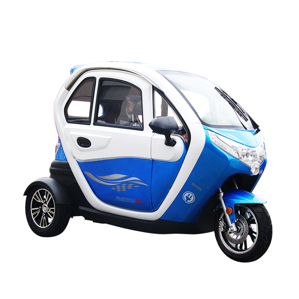 POLARIS EEC Certificated Three Wheel Fully Enclosed Two Seats Electric Mobility Scooter