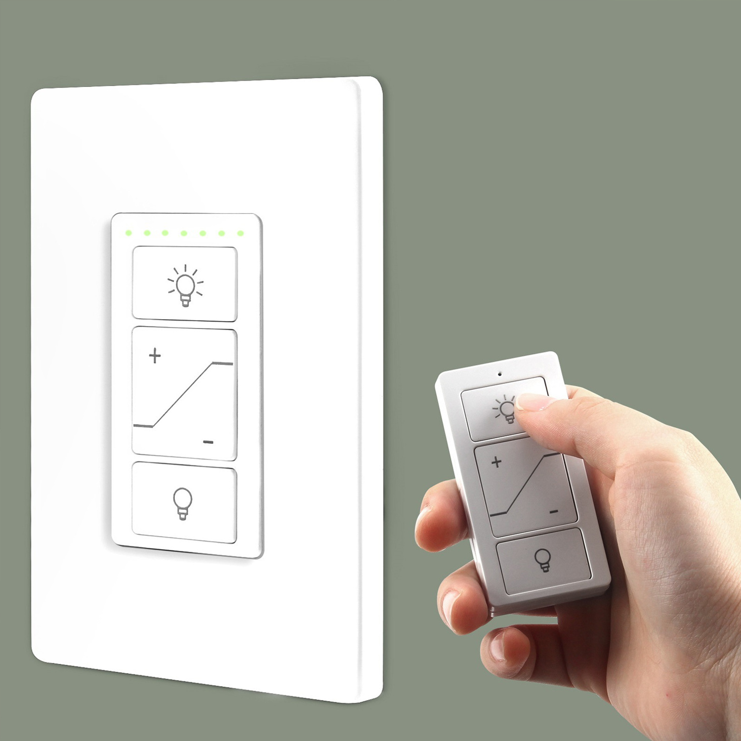 US Wireless Alexa Voice/Remote Control Bluetooth Smart Lighting Dimmer Switch for Wall and Ceiling Lights