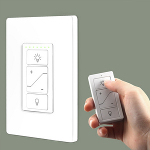 US OEM/ODM with Alexa and Google Assistant Smart BLE Dimmer Switch Mobile Remote Control/Timing Button Dimmer Switch