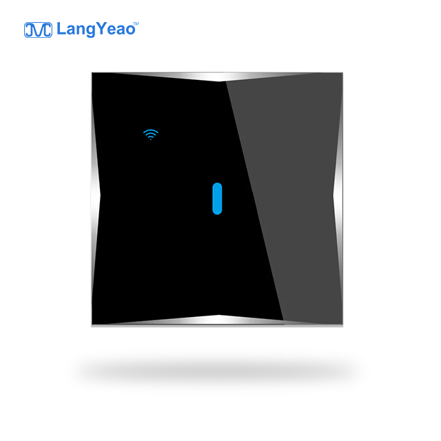 LangYeao EU UK Tuya WiFi Smart Electric Switches Voice Control Anti-scratch Grass Panel  1/2/3/4 Gang No/With Neutral Wire