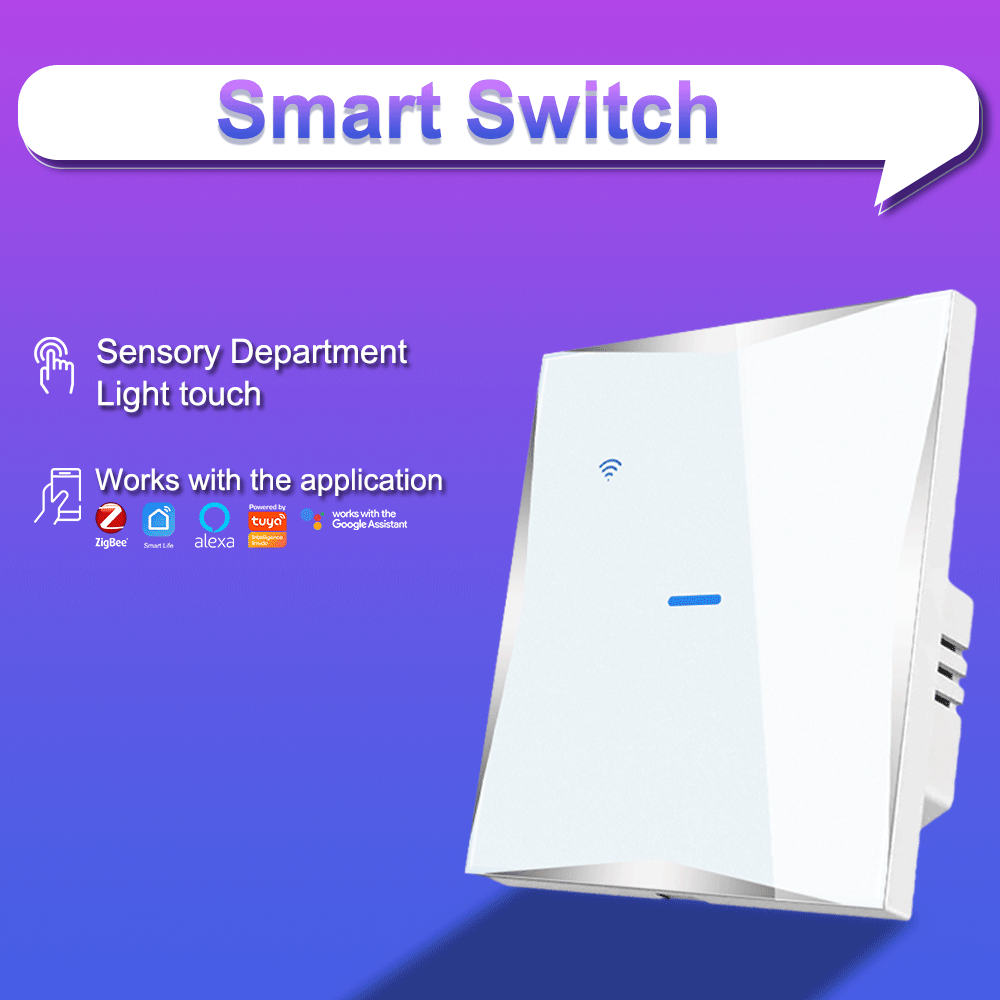 LangYeao 1/2/3/4 Gang  Glass Touch Panel Wifi Smart Home touch Wall Switch Promotion Wholesale Touch Smart Switch