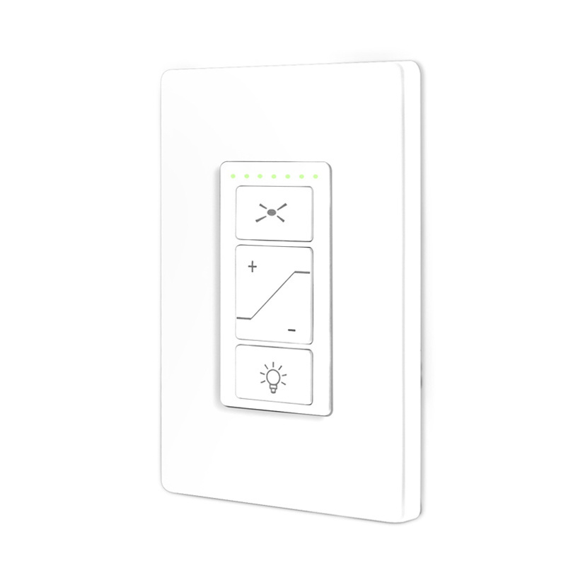 Smart Home Tuya Smart Switch Remote Control Fan Dimmer Switch WiFi Compatible With Google Assistant/Alexa